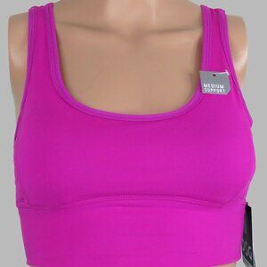 NWT DSG Women's Lush Berry Medium Support Fashion Racerback Bra Size XS (C2075)